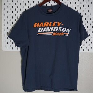 Harley-Davidson Lawless Motorcycles‎ T-Shirt Renton Seattle Graphic T Mens Large